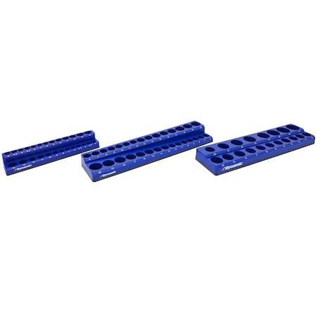 Dynamic 3 Piece Metric Magnetic Socket Organizer Set D029200